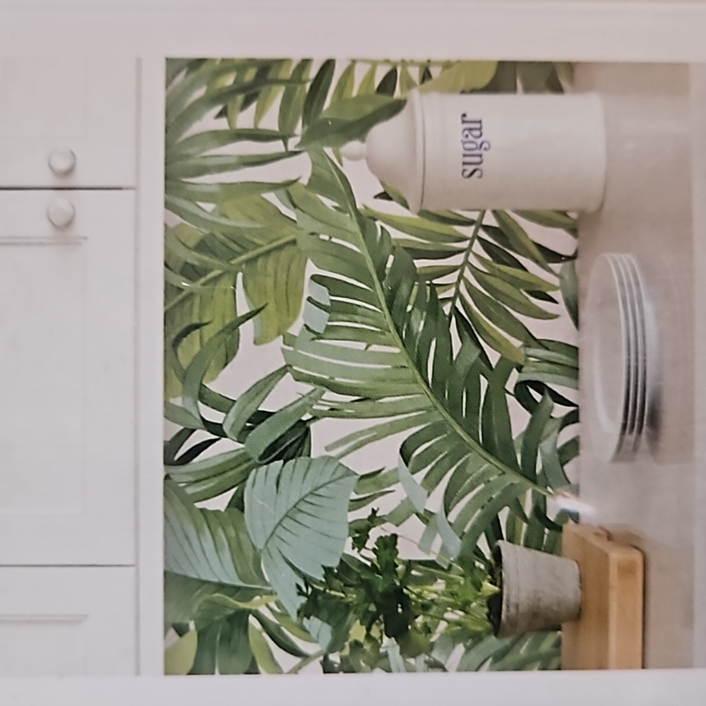 WALL POPS peel and stick wallpaper palm leaves ๐ - Picture 9 of 15
